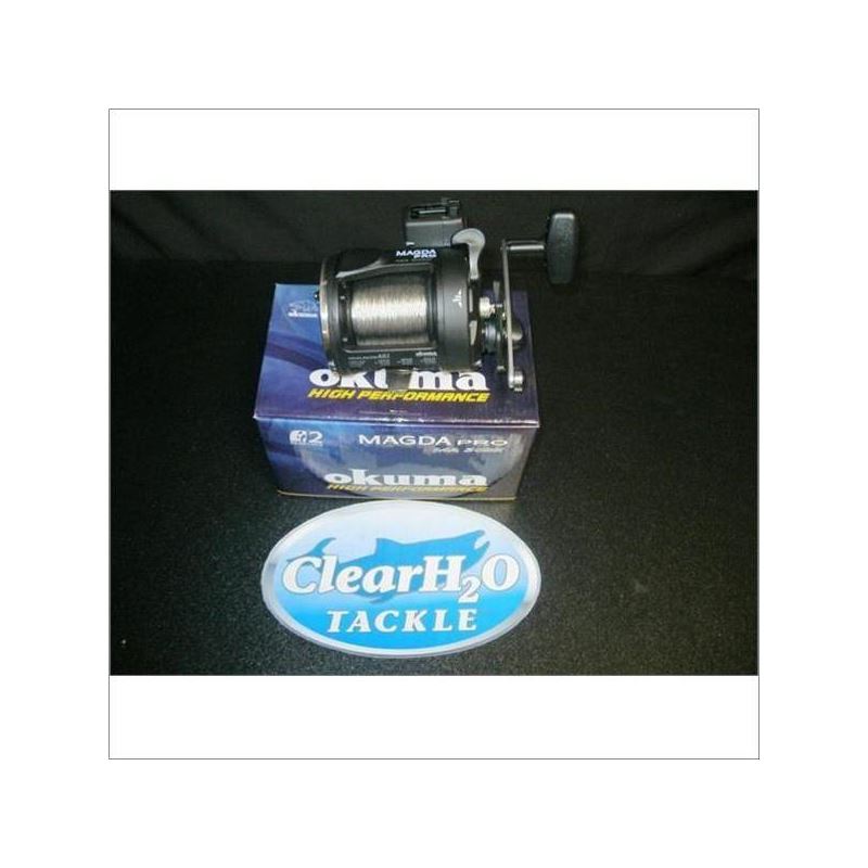 OKUMA MAGDA PRO MA-30DX LINECOUNTER PRE-SPOOLED WITH 1000' 30# BLOOD ...