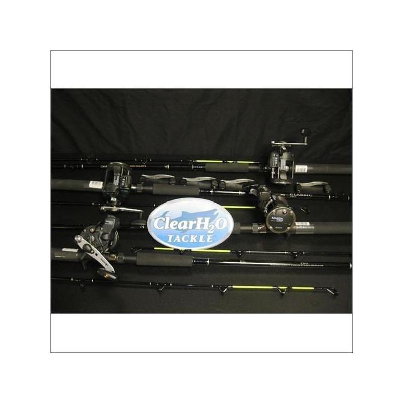 4pk Okuma Magda Pro dx Reels 7 Med Classic Pro Rod Trolling Combos